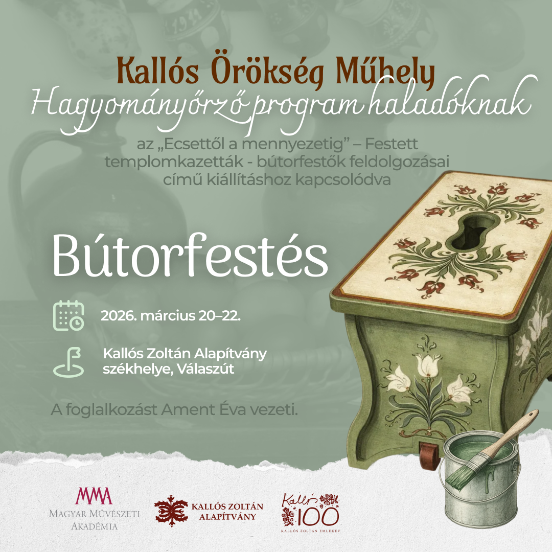 Kallós Örökség Műhely – Bútorfestés